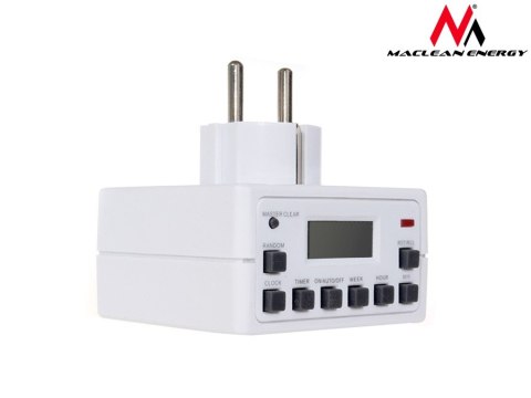 MCE30G Timer cyfrowy Maclean Energy, wersja niemiecka MCE30G Timer cyfrowy Maclean Energy, wersja niemiecka