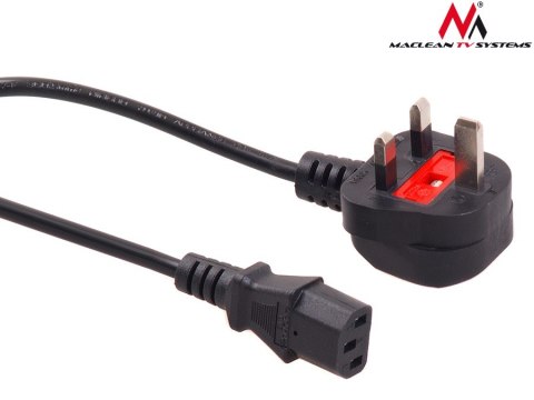 MCTV-805 42159 Kabel zasilający 3 pin 1m wtyk GB MCTV-805 42159 Kabel zasilający 3 pin 1m wtyk GB