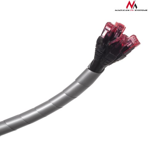 MCTV-687S 48458 Osłona maskująca na kable (20.4*22mm) 3m srebna spirala MCTV-687S 48458 Osłona maskująca na kable (20.4*22mm) 3m srebna spirala