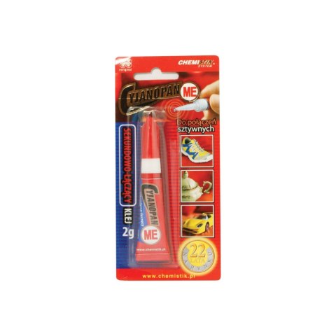 42002 Klej cyjanopan 2g do połączeń sztywnych ME 42002 Klej cyjanopan 2g do połączeń sztywnych ME