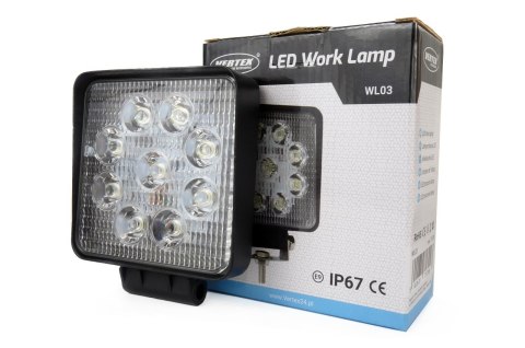 Lampa robocza halogen led szperacz awl03 9 led 12v 24v amio-01614 Lampa robocza halogen led szperacz awl03 9 led 12v 24v amio-01614