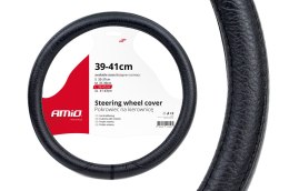 Pokrowiec nakładka na kierownicę samochodową l 39-41cm swc-16-l amio-01383