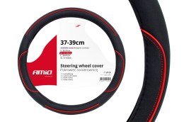 Pokrowiec nakładka na kierownicę samochodową m 37-39cm swc-07-m amio-01362