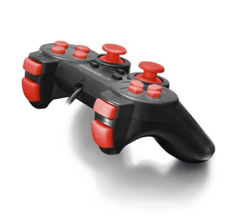 EGG102R Gamepad PC USB Warrior czarno-czerwony Esperanza EGG102R Gamepad PC USB Warrior czarno-czerwony Esperanza