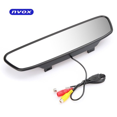 Monitor samochodowy cofania LCD 5cali cali LED w lusterku wstecznym AV 12V... (NVOX NW5005M) Monitor samochodowy cofania LCD 5cali cali LED w lusterku wstecznym AV 12V... (NVOX NW5005M)