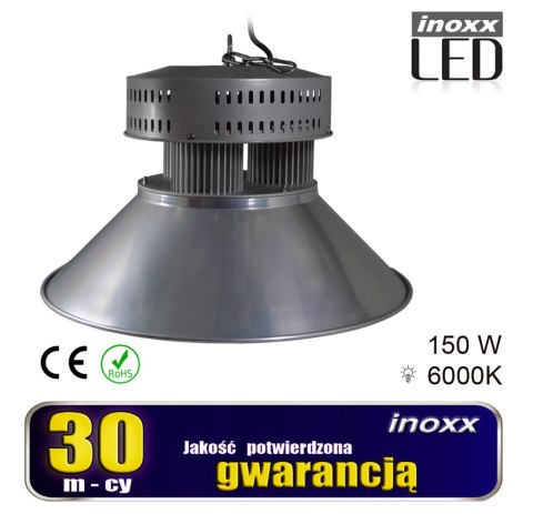 Lampa przemysłowa led 150w high bay cob 6000k zimna 13 500lm Lampa przemysłowa led 150w high bay cob 6000k zimna 13 500lm