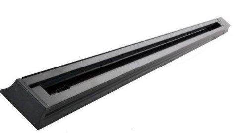 Listwa szynowa jednofazowa 100 cm czarna Listwa szynowa jednofazowa 100 cm czarna