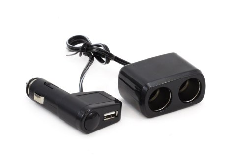 Rozgałęźnik rozgałęziacz zapalniczki soc1 2+1 usb amio-01029 Rozgałęźnik rozgałęziacz zapalniczki soc1 2+1 usb amio-01029