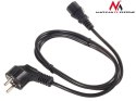 Kabel zasilający Maclean, 3 pin, IEC C13, wtyk EU, 1.5m, MCTV-691