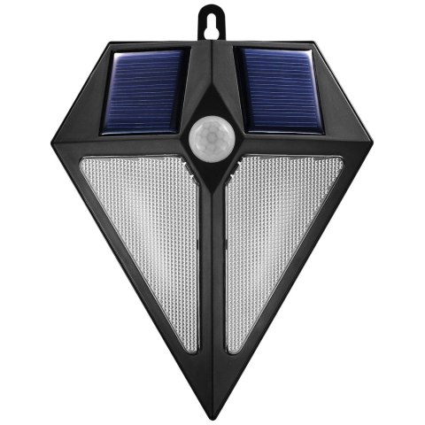 Lampa LED Maclean, Solarna, Ścienna, Z czujnikiem ruchu, 6 LED, 2x solar, MCE168 Lampa LED Maclean, Solarna, Ścienna, Z czujnikiem ruchu, 6 LED, 2x solar, MCE168