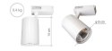 Lampa sklepowa led reflektor szynowy jednofazowy biały 30w 2250 lm światło neutralne 4000k