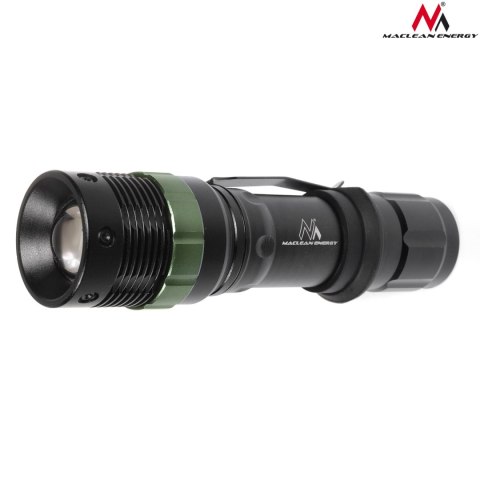 Latarka LED Maclean, Rowerowa, Ładowarka zestaw, Cree 200 lumen, MCE175 Latarka LED Maclean, Rowerowa, Ładowarka zestaw, Cree 200 lumen, MCE175