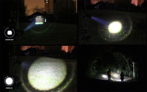 Latarka LED Maclean, Rowerowa, Ładowarka zestaw, Cree 200 lumen, MCE175 Latarka LED Maclean, Rowerowa, Ładowarka zestaw, Cree 200 lumen, MCE175