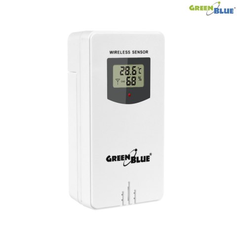 Stacja pogody bezprzewodowa 9 kolorów GreenBlue GB151 DCF VA LCD Stacja pogody bezprzewodowa 9 kolorów GreenBlue GB151 DCF VA LCD