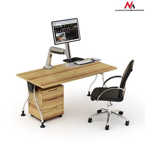 Uchwyt Maclean, Do monitora oraz klawiatury, Do pracy stojąco siedzącej, 13"-32", Do 8kg, MC-728 Uchwyt Maclean, Do monitora oraz klawiatury, Do pracy stojąco siedzącej, 13"-32", Do 8kg, MC-728