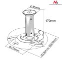 Uchwyt sufitowy do projektora Maclean, 80-170mm, 10kg, MC-515 S