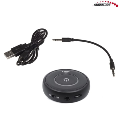 Adapter bluetooth 2 w 1 transmiter odbiornik Audiocore, Apt-X, chipset CSR BC8670, bluetooth v5.0, AC820 Adapter bluetooth 2 w 1 transmiter odbiornik Audiocore, Apt-X, chipset CSR BC8670, bluetooth v5.0, AC820