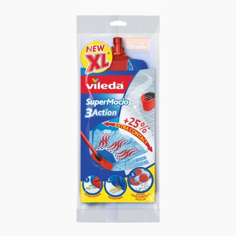 Wkład do mopa Vileda SuperMocio 3Action Velour Wkład do mopa Vileda SuperMocio 3Action Velour