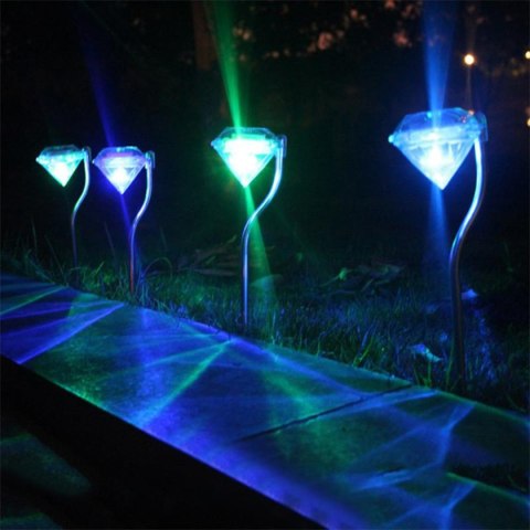 ZD50A Ogrodowa lampa solarna rgb diament ZD50A Ogrodowa lampa solarna rgb diament