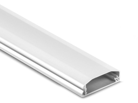 Aluminiowa listwa maskująca do kabli Maclean, łatwe otw. i zam, 60x20x750mm, MC-693 W Aluminiowa listwa maskująca do kabli Maclean, łatwe otw. i zam, 60x20x750mm, MC-693 W