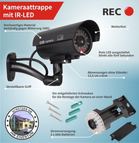 Atrapa kamery IR9000 B IR LED Atrapa kamery IR9000 B IR LED