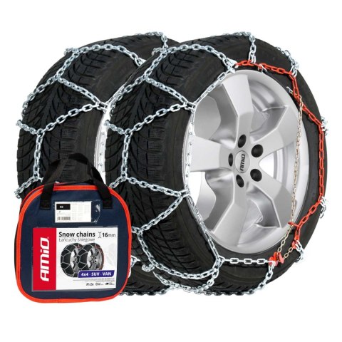 Łańcuchy śniegowe 16 mm 4x4 kb-240 amio-02121 Łańcuchy śniegowe 16 mm 4x4 kb-240 amio-02121