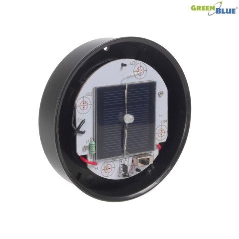 Solarna lampa wolnostojąca ogrodowa GreenBlue, kula, 15x15x48cm, kolorowy LED RGB, GB122 Solarna lampa wolnostojąca ogrodowa GreenBlue, kula, 15x15x48cm, kolorowy LED RGB, GB122