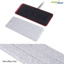 Wkład do mopa płaskiego GreenBlue, szary, wzmocnione włókna, pasuje do MaxiClean GB850 GB870 microfibra HQ, MaxiClean GB851