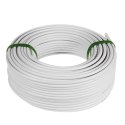 Kabel koncentryczny Maclean, Przewód antenowy satelitarny, RG61.02CU+4.8FPE+CU/P+32*0.12CU+6.8PVC, 100M, MCTV-472
