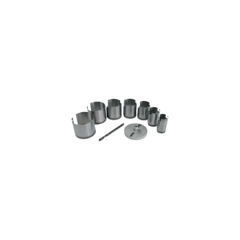 Otwornica 2" 26-63mm, hartowane zęby - 7 części Otwornica 2" 26-63mm, hartowane zęby - 7 części