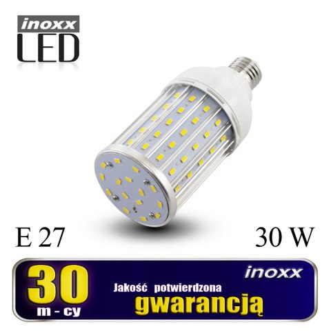 Żarówka e27 led corn 30w metalowa 4000k neutralna Żarówka e27 led corn 30w metalowa 4000k neutralna