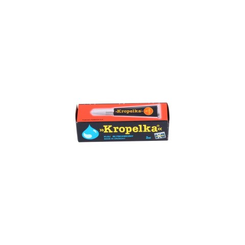 Klej błyskawiczny "kropelka" 2ml (tubka w pudełku) Klej błyskawiczny "kropelka" 2ml (tubka w pudełku)