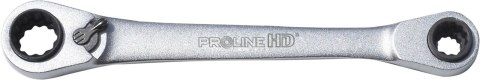 Klucz z grzechotką 4w1, 16x17x18x19mm, proline "hd" Klucz z grzechotką 4w1, 16x17x18x19mm, proline "hd"