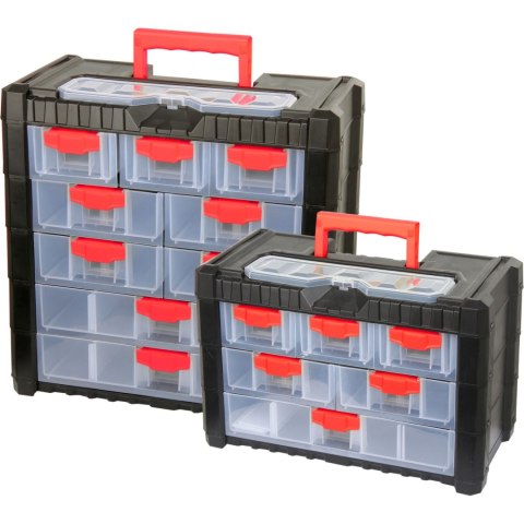 Organizer z rączką, 22 przegrody , 392x200x400, proline hd Organizer z rączką, 22 przegrody , 392x200x400, proline hd