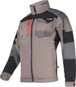 Bluza khaki-czar. ze wstaw. ze stretchu, 