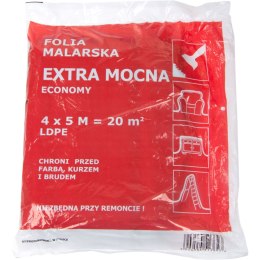 Folia budowlana ldpe 4*5m, extra mocna (grubość: ok.45 mikro-m)