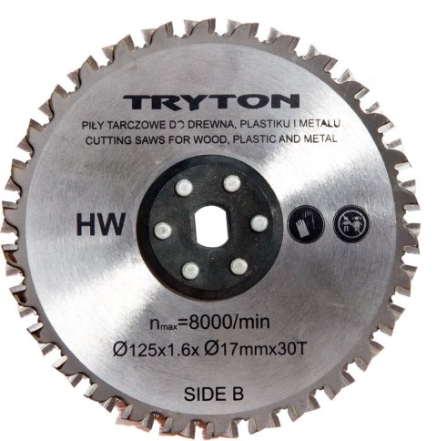 Tarcze tnące tct 125mm do pilarki dwutarczowej tpd860k