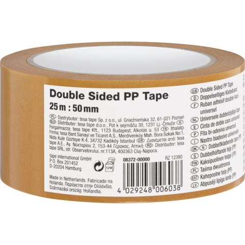 Taśma dwustronna pp fp 25m:50mm Taśma dwustronna pp fp 25m:50mm
