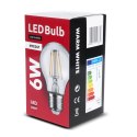 Żarówka Maclean, Filamentowa LED E27, 6W, 230V, WW ciepła biała 3000K, 600lm, Retro edison ozdobna A60, MCE267