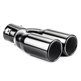 Końcówka tłumika wydechu stal nierdzewna mt 004b czarna amio-02194