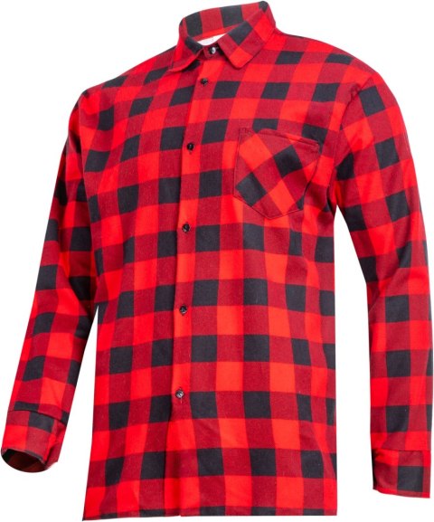 Koszula flanelowa czerwona, 120g/m2, "3xl", ce, lahti Koszula flanelowa czerwona, 120g/m2, "3xl", ce, lahti