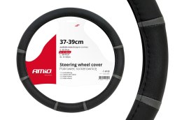 Pokrowiec nakładka na kierownicę samochodową m 37-39cm swc-06-m amio-01361