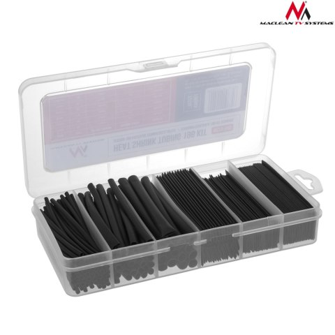 Zestaw koszulek termokurczliwych Maclean, 2mm - 56szt, 4mm - 28 szt, 6mm - 14szt, 8mm - 35szt, 10mm - 35szt, 12mm - 28szt, 196s Zestaw koszulek termokurczliwych Maclean, 2mm - 56szt, 4mm - 28 szt, 6mm - 14szt, 8mm - 35szt, 10mm - 35szt, 12mm - 28szt, 196s