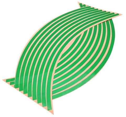 AG555C Naklejki odblaskowe na koła green AG555C Naklejki odblaskowe na koła green