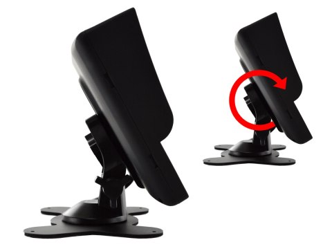 Monitor samochodowy lcd 7cali hd cofania i monitoringu z obsługą do 4 kamer Monitor samochodowy lcd 7cali hd cofania i monitoringu z obsługą do 4 kamer