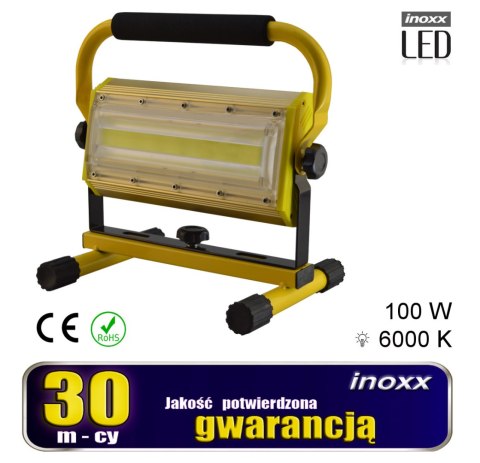 Naświetlacz przenośny led 100w x2 + statyw teleskopowy 160cm Naświetlacz przenośny led 100w x2 + statyw teleskopowy 160cm