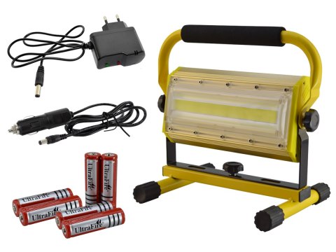 Naświetlacz przenośny led 100w x2 + statyw teleskopowy 160cm Naświetlacz przenośny led 100w x2 + statyw teleskopowy 160cm