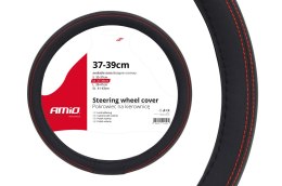 Pokrowiec nakładka na kierownicę samochodową m 37-39cm swc-01-m amio-01355