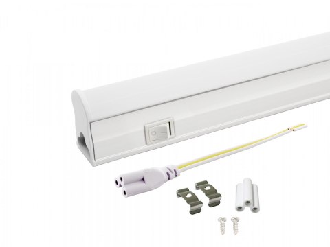 Świetlówka led liniowa t5 90cm 14w on/off ciepła 3000k lampa natynkowa zintegrowana z oprawą Świetlówka led liniowa t5 90cm 14w on/off ciepła 3000k lampa natynkowa zintegrowana z oprawą