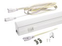 Świetlówka led liniowa t5 90cm 14w on/off ciepła 3000k lampa natynkowa zintegrowana z oprawą